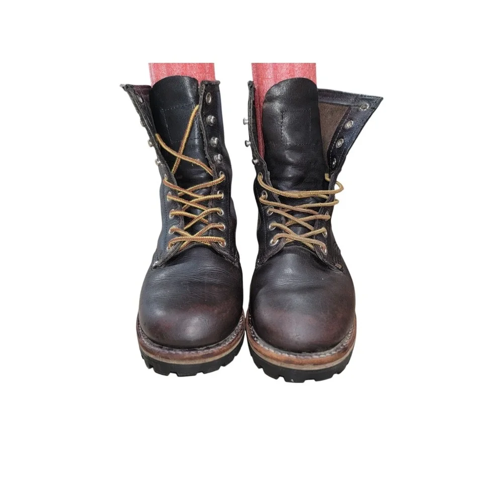 Matterhorn Hiking Mountaineering Boots‎ Women's Brown Leather Lace Up Size 6 D - Picture 11 of 13